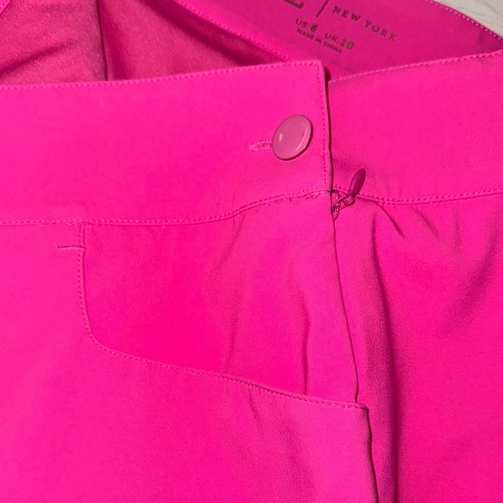 Pink Trumpet Petal  Golf Mini Skort with Ruffled Hem- Microtwill - Picture 2 of 7